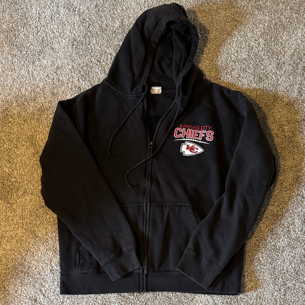 Kansas City Chiefs Vintage Black Hoodie
